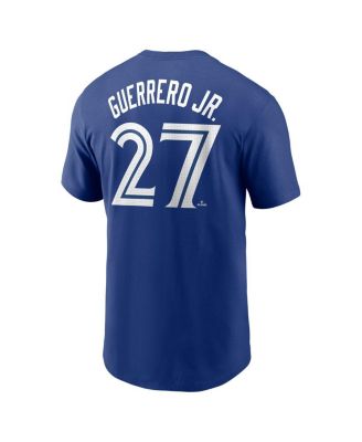 Men's Vladimir Guerrero Jr. Royal Toronto Blue Jays Fuse Name Number T-Shirt