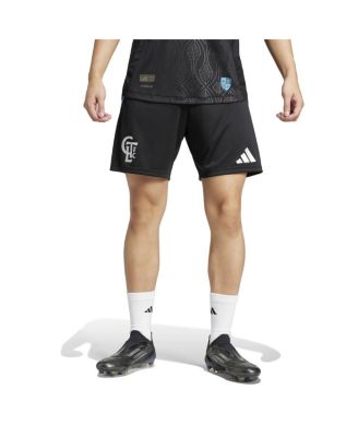Men's Black Charlotte FC Away 2025 Fortress Kit Authentic Shorts
