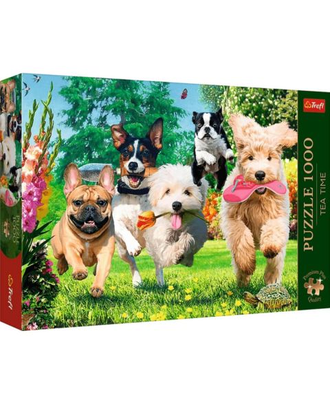 Детский пазл Trefl Here Comes Trouble! 1000-Piece Premium Jigsaw Puzzle, Ages 12+, цвет: Разноцветный