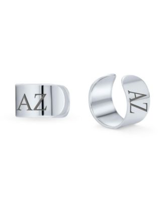 Statement Ear Cuff Cartilage Earrings Non Pierced Bold Gold Plated Design