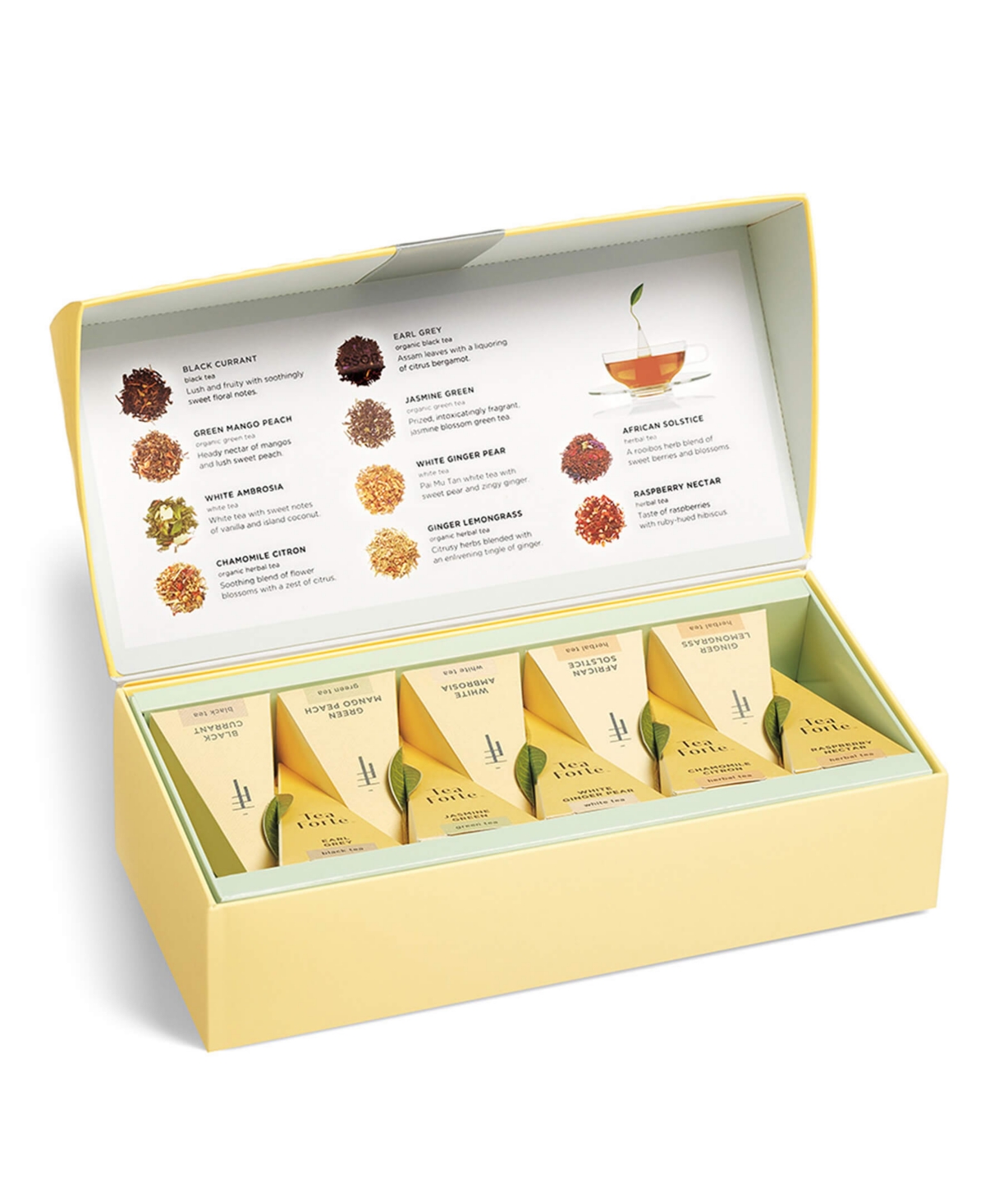 Tea Forte Tea Lovers Triple Play Tea Set, 10 Piece In No Color