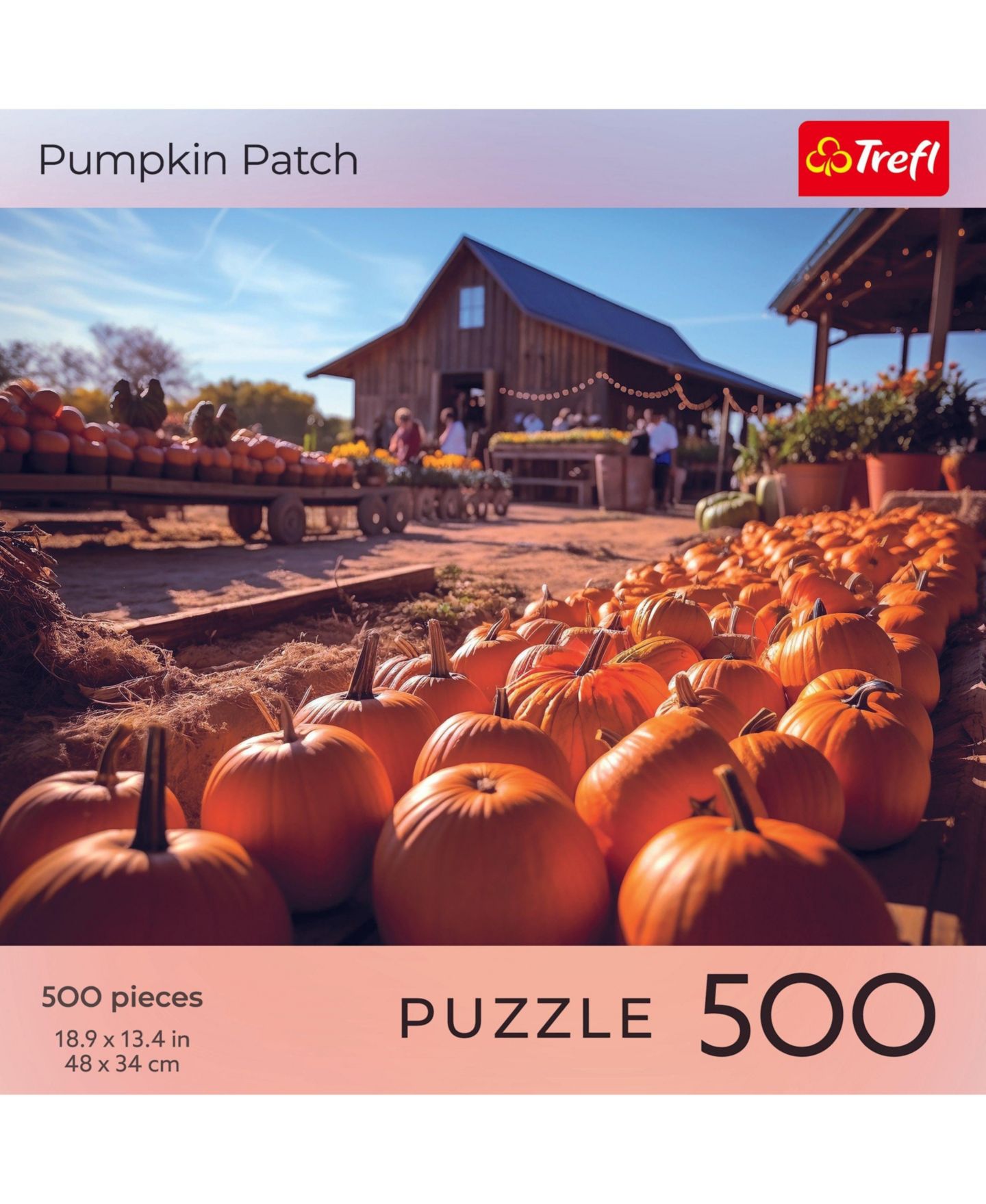 Детский пазл Trefl Halloween Pumpkin Patch 500-Piece Puzzle, Ages 10+, цвет: Разноцветный — фото 2