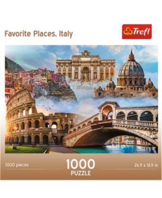 Red 1000 Piece Puzzle - Favorite Places Italy