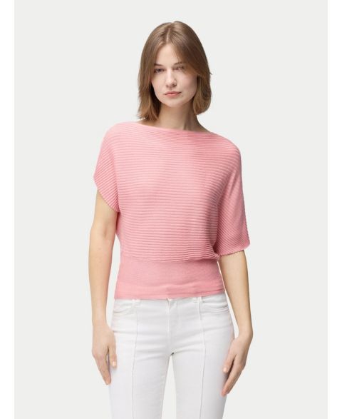 Женский свитер Gobi Cashmere Short Dolman Sleeve Cashmere, цвет: Розовый