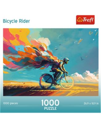 Red 1000 Piece Puzzle - Bicycle Rider