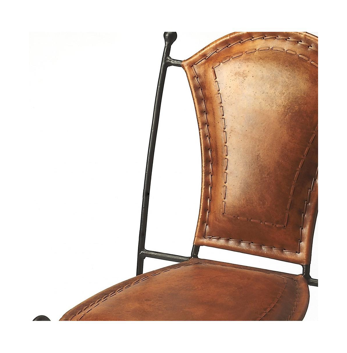 Modern Faux Leather Upholstered Side Chair for Home or Workspace