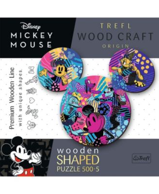 Wood Craft 500 +5 Piece Wooden Puzzle - Disney's Mickey Mouse