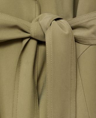 Women's Soft Belt Trench Coat