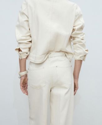 Women's Belt Wide Leg Jeans