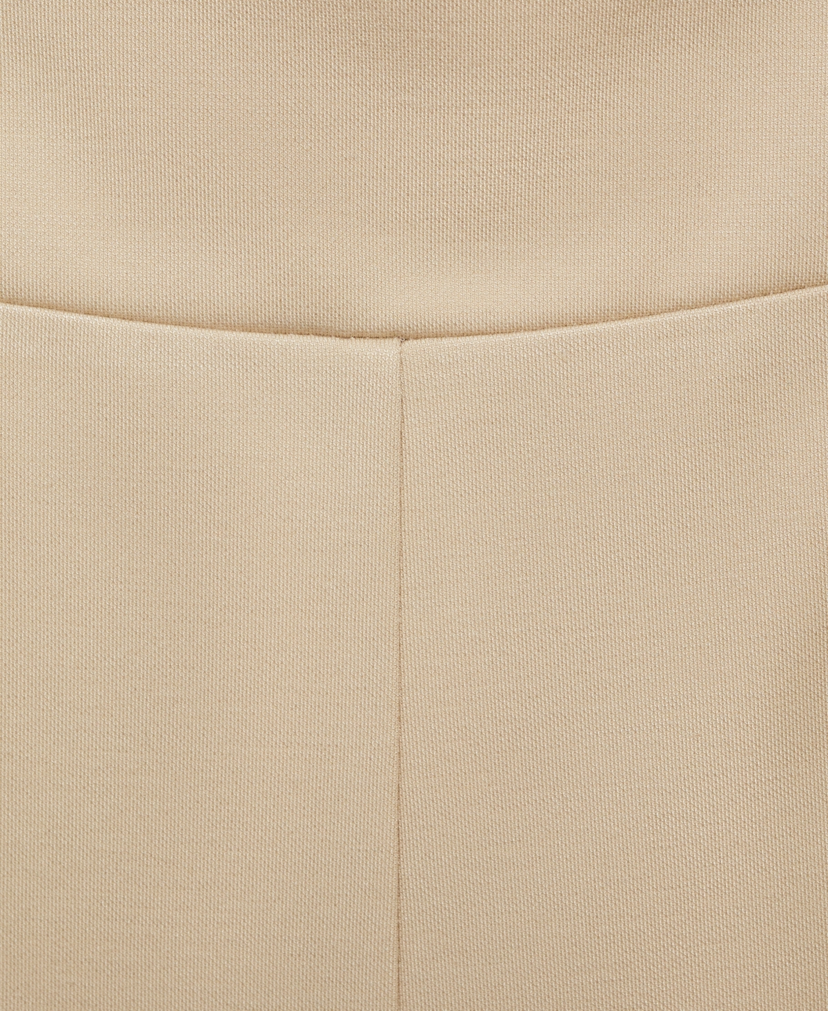Mango Fine Knit Wide Leg Maternity Pants In Sand