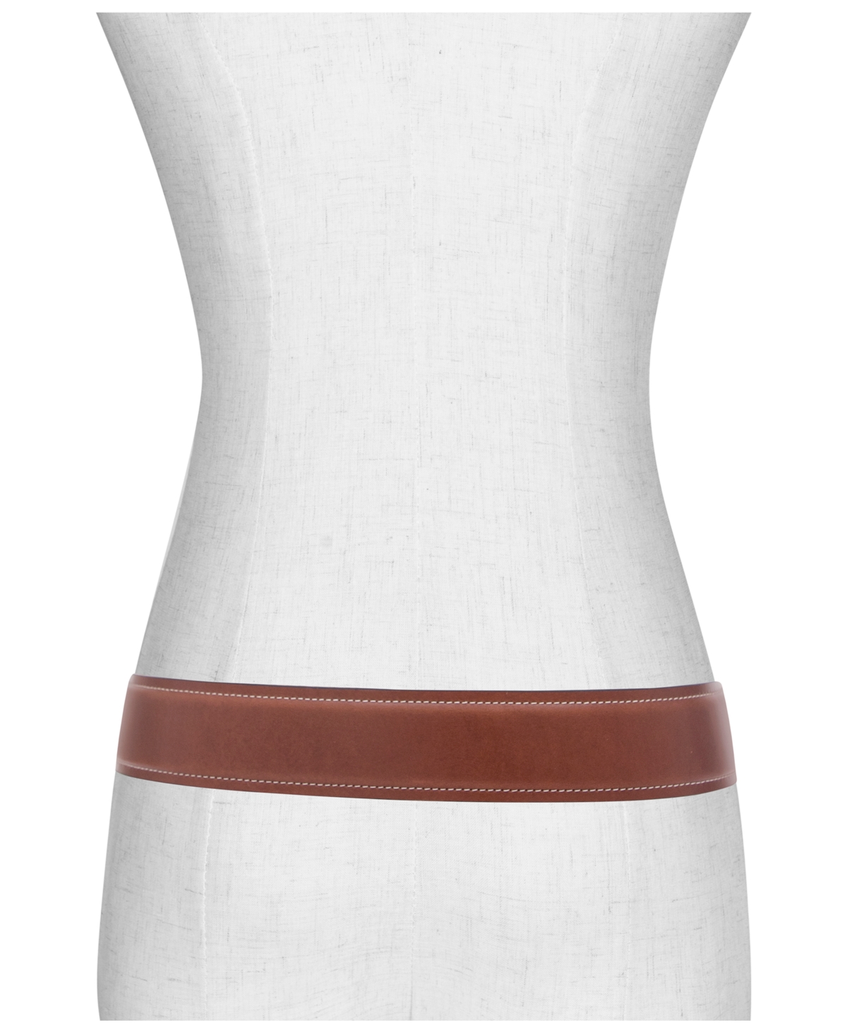 Michael Kors 42mm Leather Belt In Luggage