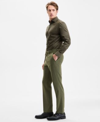 Men's Modern-Fit Solid Suit Pants
