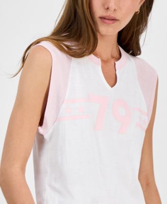 Juniors' 79 Raglan-Sleeve Graphic T-Shirt