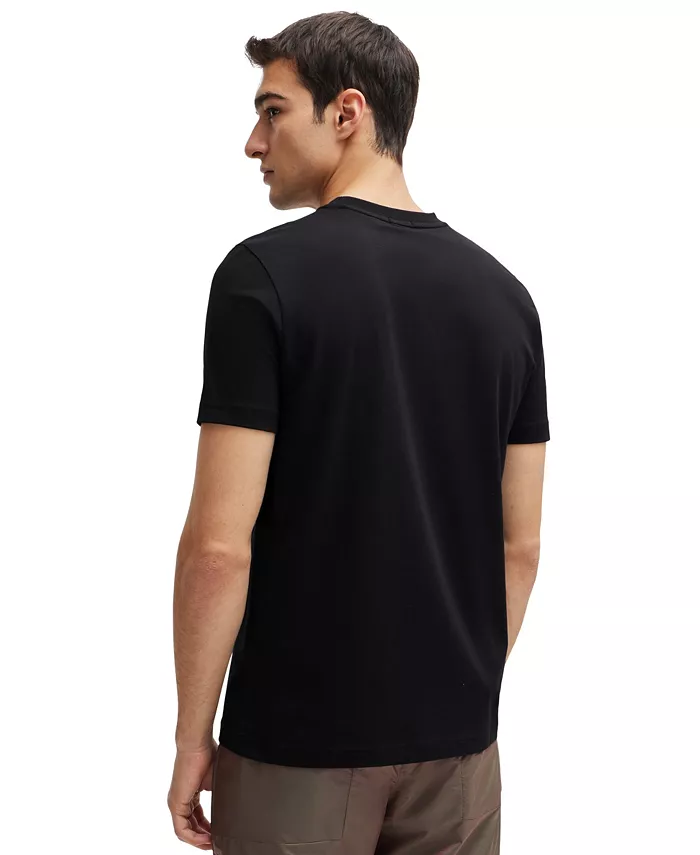 Men's Contrast Logo Regular-Fit T-Shirt - thumbnail 6
