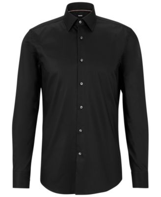 Men's Easy-Iron Slim-Fit Dress Shirt