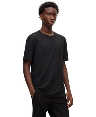 Men's Cotton-Blend Bubble-Jacquard T-Shirt