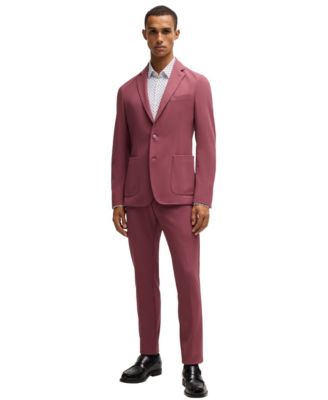 Men's Slim-Fit Geometric Print Performance Shirt