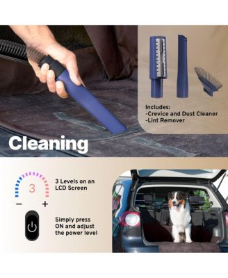 Premium Pet Grooming Vacuum Kit & Dog Clippers & Dog Brush for Shedding