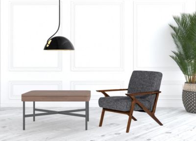 Solid Color Accent Armchair – Comfortable Upholstered Chair for Stylish Living Room or Office Decor