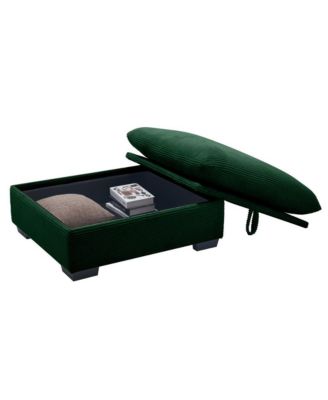 Corduroy Fabric Ottoman Footrest Comfortable, Durable, and Versatile for Living Room or Bedroom