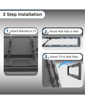 Premium Fixed TV Wall Mount for 37" to 110" TVs Up to 143lbs