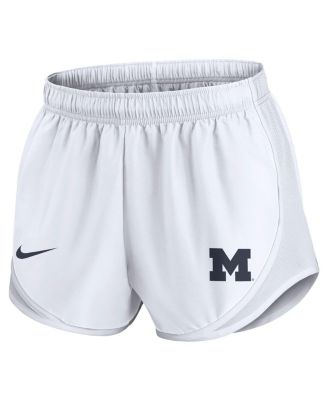 Women's&nbsp;White Michigan Wolverines Performance Tempo Shorts