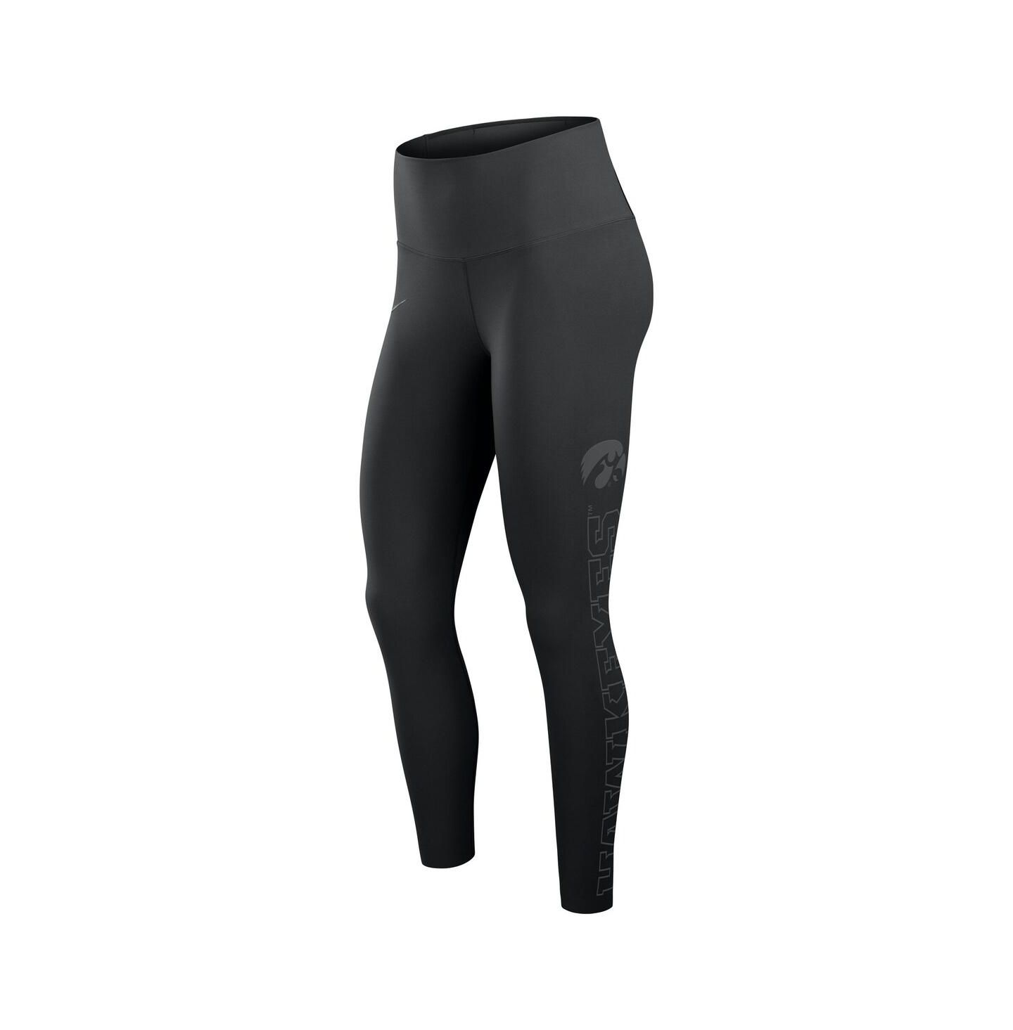 Женские леггинсы Nike Black Iowa Hawkeyes Zenvy Performance — фото 2