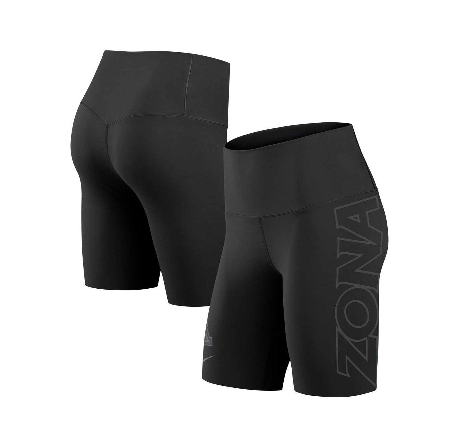 Women's Black Arizona Wildcats Zenvy Performance Bike Shorts