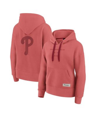 Fanatics - Women's Red Philadelphia Phillies Elements Future Ground Subtle Tonal Pullover Hoodie