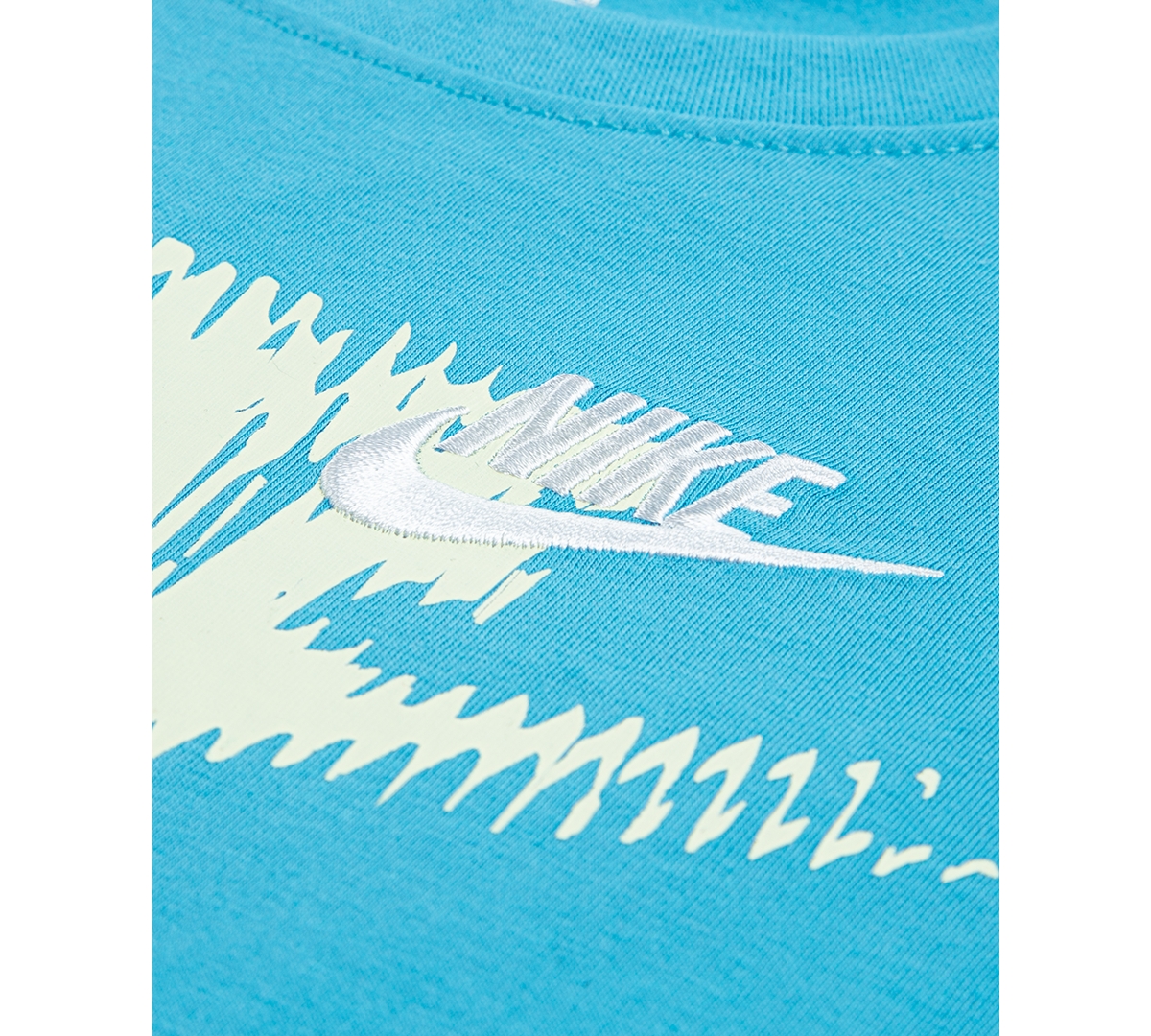 Nike Little Kids Club Brand Energy T-shirt & Shorts, 2 Piece Set In Neutral