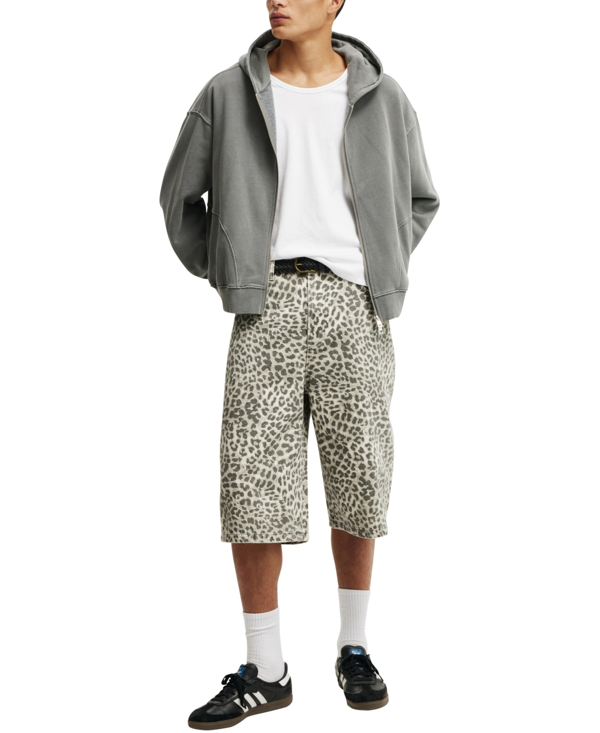 Shop Cotton On Men's Super Baggy Jort Shorts In Multi