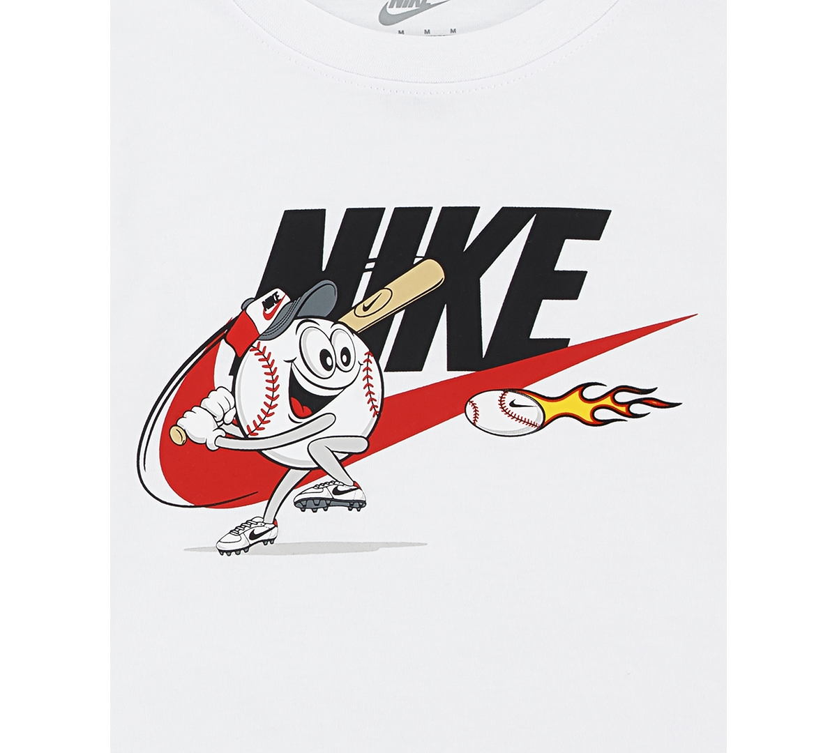 Nike Little Boys Graphic T-shirt & Mesh Shorts, 2 Piece Set In Burgundy