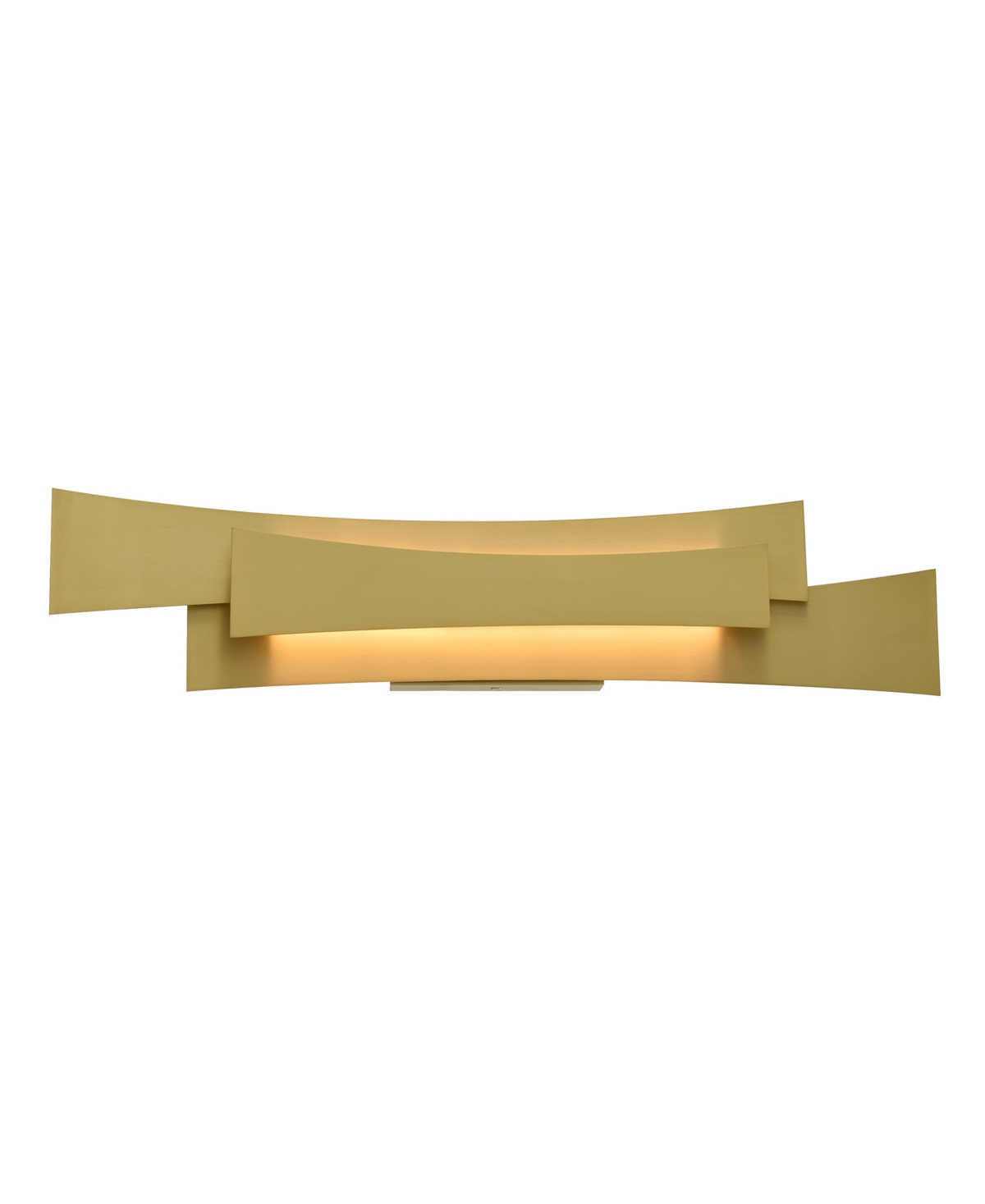 Shop Cwi Lighting 5.20" Metal Candora Integrated Led Vanity Light In Brass