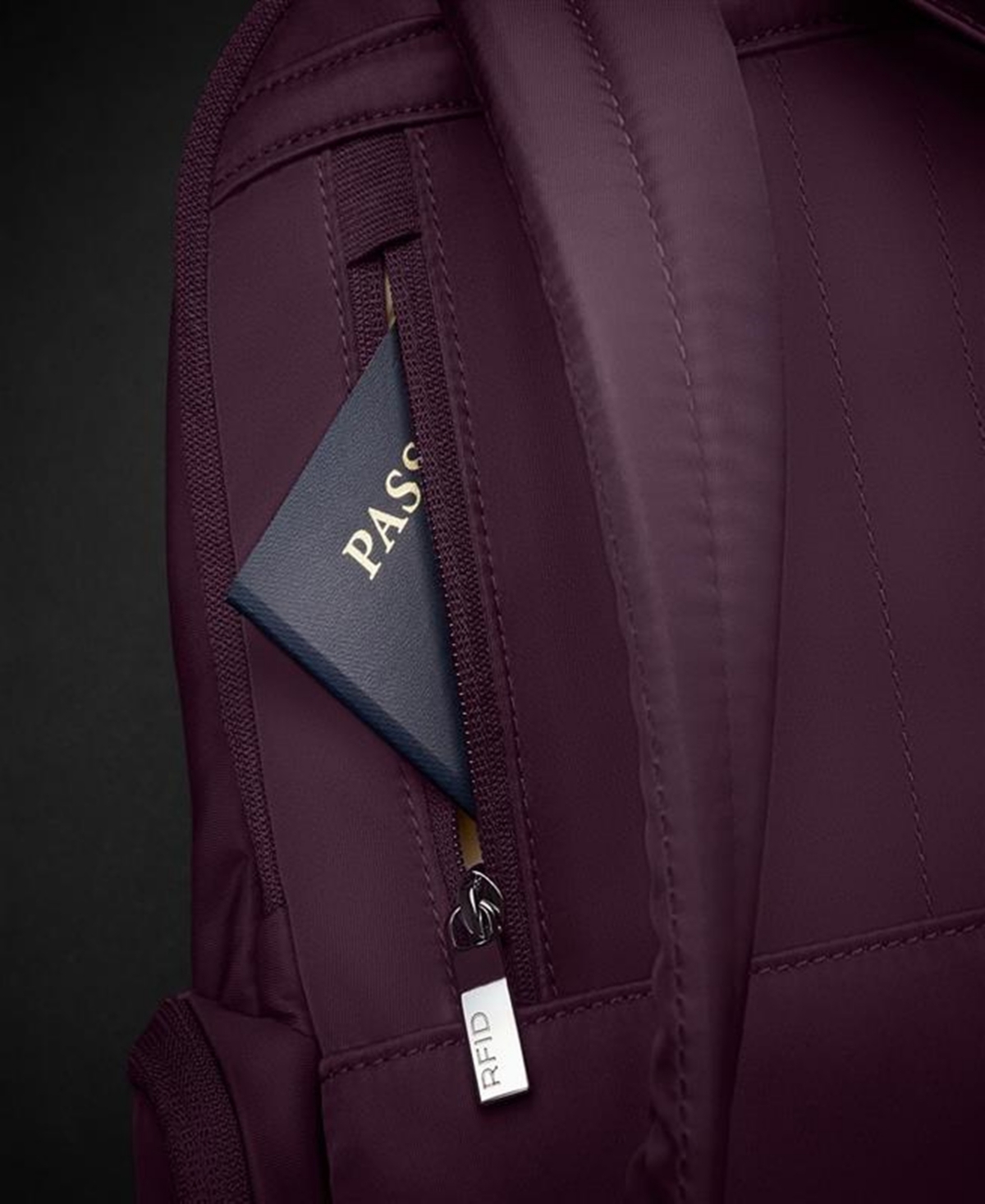 Briggs & Riley Rhapsody Medium Backpack In Plum