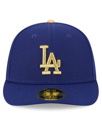 Men's Royal Los Angeles Dodgers 2025 Gold Collection Low Profile 59FIFTY Fitted Hat