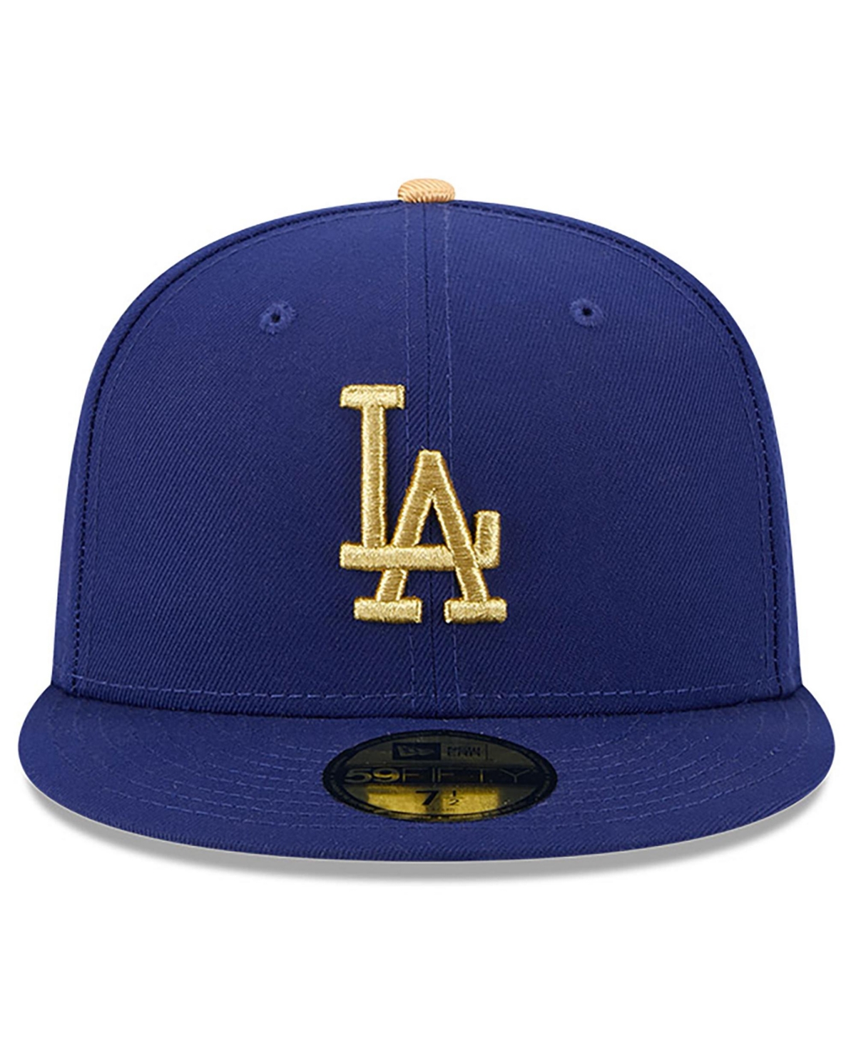 New Era Men's Royal Los Angeles Dodgers 2025 Gold Collection 59fifty Fitted Hat In Royal