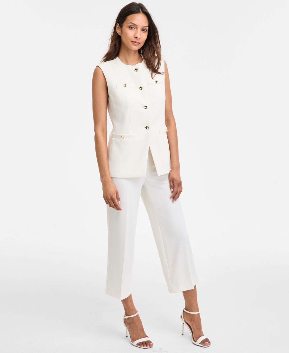 Anne Klein Women's Four-button Vest