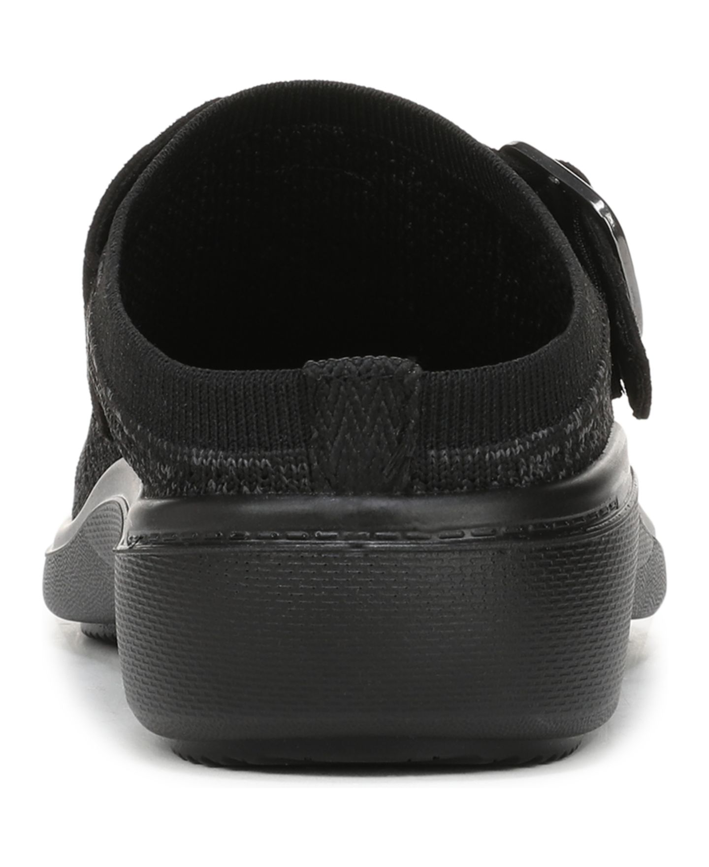 Женские сабо LifeStride Balance-Knit Washable Round Toe, цвет: Чёрный меланжевый вязаный — фото 3