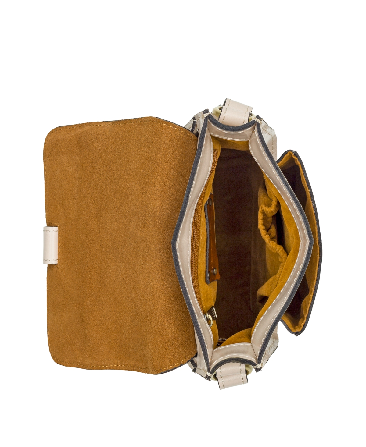 Shop Patricia Nash Lari Crossbody In Chalk White