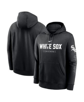 Nike - Men's Black Chicago White Sox Fashion Club Pullover Hoodie