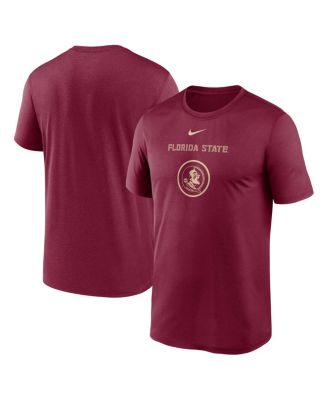 Nike - Men's Garnet Florida State Seminoles On-Court Basketball Legend Practice Performance T-Shirt