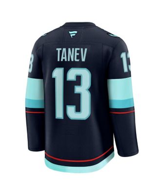 Men's Brandon Tanev Deep Sea Blue Seattle Kraken Home Premium Jersey