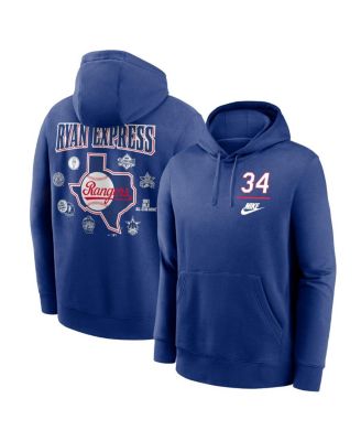 Nike - Men's Nolan Ryan Royal Texas Rangers 2024 MLB All-Star Game Legends Club Fleece Pullover Hoodie