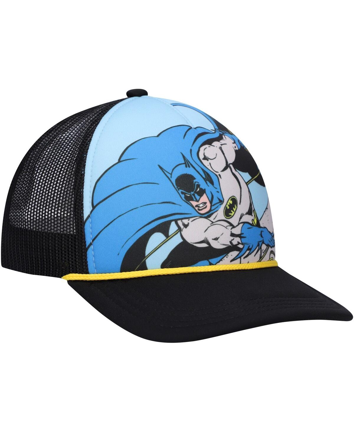 LIDS BIG BOYS AND GIRLS BLUE BATMAN FOAM TRUCKER ADJUSTABLE HAT 