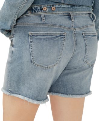 Plus Size Mid Rise Boyfriend Shorts