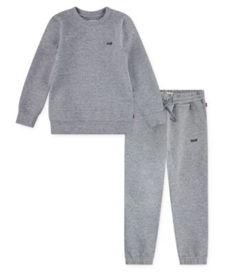 Boys' 4-7 Batwing Crewneck and Joggers, 2-Piece Set