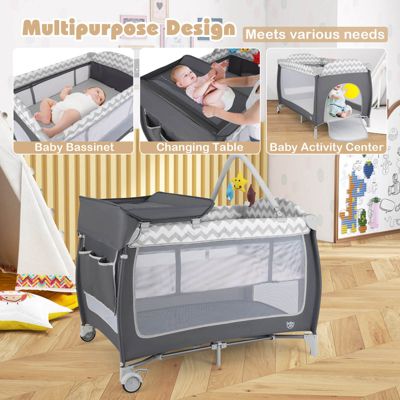 Baby 3 in 1 Playard Portable Nursery Center