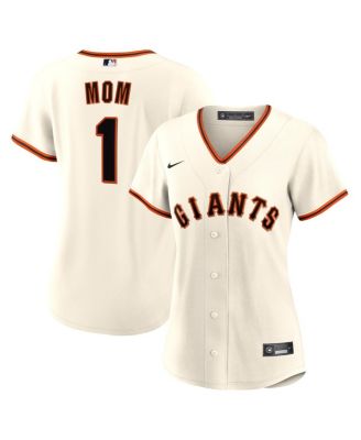 Nike - Women's White San Francisco Giants 1 Mom Home Replica Jersey