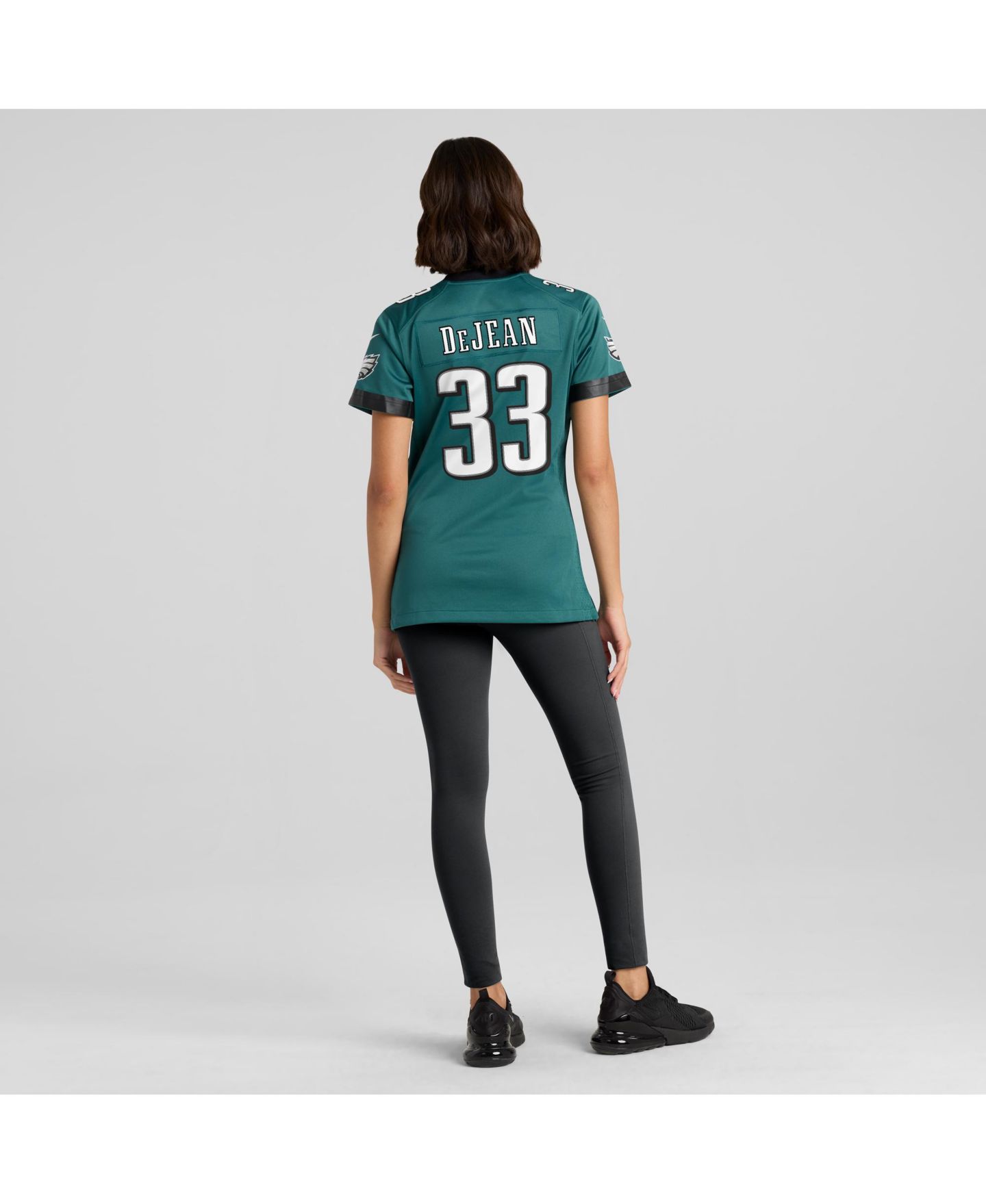 Женский топ Nike Cooper DeJean Midnight Green Philadelphia Eagles Team Game Jersey — фото 3