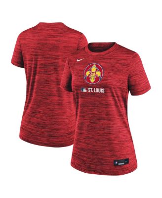 Nike - Women's Red St. Louis Cardinals Authentic Collection City Connect Velocity Performance T-Shirt